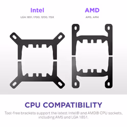 NZXT Kraken Plus RGB 240 Processor All-in-one liquid cooler 12 cm White - Additional view 7