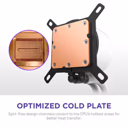 NZXT Kraken Plus RGB 240 Processor All-in-one liquid cooler 12 cm White - Additional view 8
