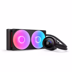 NZXT Kraken Plus RGB 240, All-in-one liquid cooler, 12 cm, Black