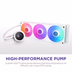 NZXT Kraken Plus 360 RGB Processor All-in-one liquid cooler White 1 pc(s) - Additional view 3