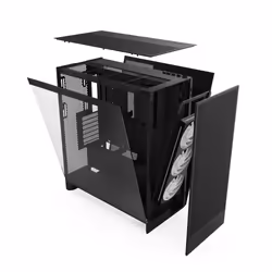 NZXT H7 Flow RGB Midi Tower Black - Additional view 5
