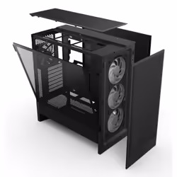 NZXT H5 Flow RGB Midi Tower Black - Additional view 5