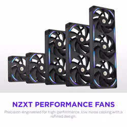 NZXT F240X Computer case Fan 12 cm Black 1 pc(s) - Additional view 3