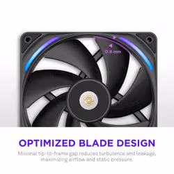 NZXT F280X Computer case Fan 14 cm Black 1 pc(s) - Additional view 5