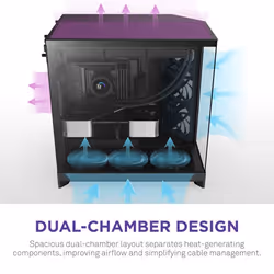 NZXT H9 Flow Midi Tower Black - Additional view 7