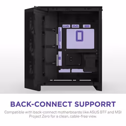NZXT H9 Flow Midi Tower Black - Additional view 8