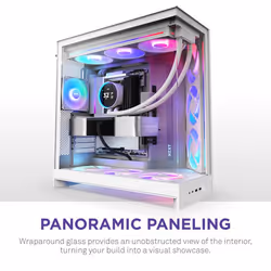 NZXT H9 Flow RGB Midi Tower White - Additional view 7