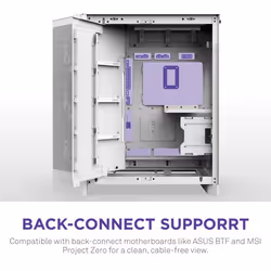 NZXT H9 Flow RGB Midi Tower White - Additional view 8