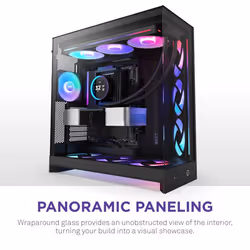 NZXT H9 Flow RGB Midi Tower Black - Additional view 7