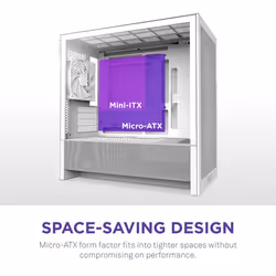 NZXT H9 H3 Flow Midi Tower White - Additional view 3