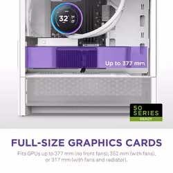 NZXT H9 H3 Flow Midi Tower White - Additional view 4