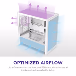 NZXT H9 H3 Flow Midi Tower White - Additional view 6