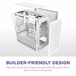 NZXT H9 H3 Flow Midi Tower White - Additional view 8