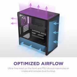 NZXT H9 H3 Flow Midi Tower Black - Additional view 6