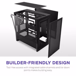 NZXT H9 H3 Flow Midi Tower Black - Additional view 8