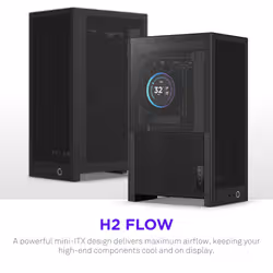 NZXT H2 Flow Small Form Factor (SFF) Black - Additional view 2