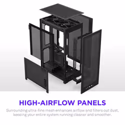 NZXT H2 Flow Small Form Factor (SFF) Black - Additional view 6