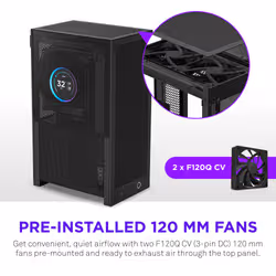 NZXT H2 Flow Small Form Factor (SFF) Black - Additional view 7