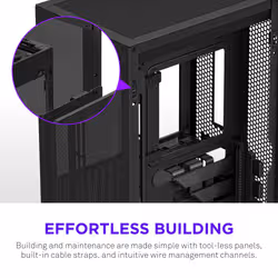 NZXT H2 Flow Small Form Factor (SFF) Black - Additional view 8