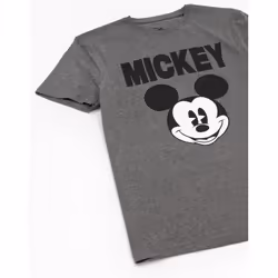 Disney Short Sleeved T-Shirt (Womens Grey) - Medium