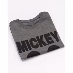 Disney Short Sleeved T-Shirt (Womens Grey) - Large