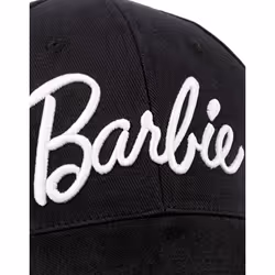 Barbie Adjustable Curved Peak Cap (Womens Black)