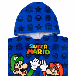 Nintendo Poncho Towel (Boys Multicoloured)
