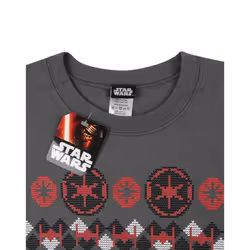Star Wars Darth Vader Sweatshirt Boys Kids Fair Isle Christmas Jumper - 3-4 Years