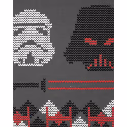 Star Wars Darth Vader Sweatshirt Boys Kids Fair Isle Christmas Jumper - 3-4 Years