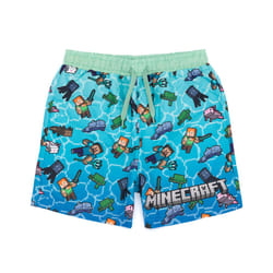 Minecraft Swim Shorts (Boys Blue) - 11-12 Years