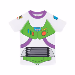Disney Toy Story Buzz Lightyear Swimsuit Boys Two Piece Top Shorts Swim Set - 6-7 Years