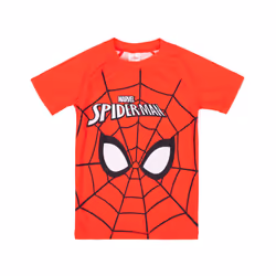 Marvel Spider-Man Swimsuit Boys Kids Two Piece Top Shorts Swim Set - 8-9 Years