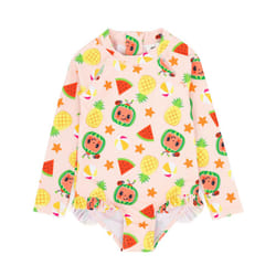 Cocomelon 1 Piece Swimming Costume (Girls Pink) - 3-4 Years