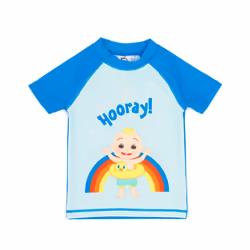 Cocomelon Swimsuit Boys Kids Musical Two Piece Top Short Swim Set - 5-6 Years