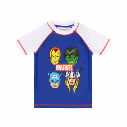 Marvel Swimsuit Boys Kids Superhero Two Piece Top Shorts Swim Set - 3-4 Years