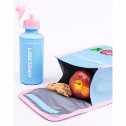 Minecraft 4 Piece Backpack Set (Girls Blue)