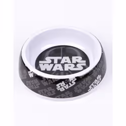 Star Wars Bowl , Collar , Charm and Lead Gift Set (Unisex Black) - Small