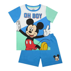 Disney Mickey Mouse Pyjamas Boys T-shirt Shorts Set Clubhouse Gift - 5-6 Years