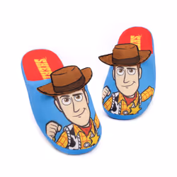 Disney Pixar Toy Story Woody Slippers Boys Kids 3D Slip On Mules - 12-13 UK Child