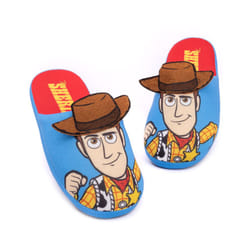 Disney Pixar Toy Story Woody Slippers Boys Kids 3D Slip On Mules - 12-13 UK Child