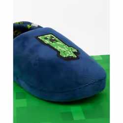 Minecraft Mule Slippers (Boys Blue) - 12 UK Child