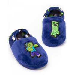 Minecraft Mule Slippers (Boys Blue) - 4 UK Child