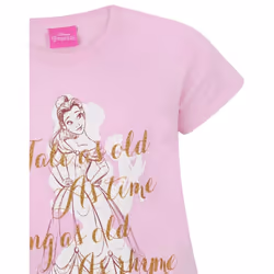 Disney Short Sleeved T-Shirt (Girls Pink) - 13-14 Years
