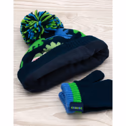 Peppa Pig Beanie and Gloves Set (Boys Blue)
