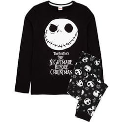 Disney The Nightmare Before Christmas Long Sleeve Long Leg Pyjama Set (Mens Multicoloured) - Medium