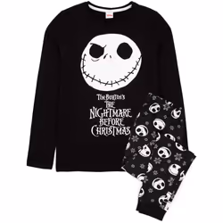 Disney The Nightmare Before Christmas Long Sleeve Long Leg Pyjama Set (Mens Multicoloured) - XX-Large