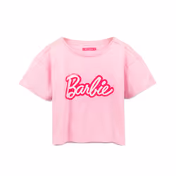 Barbie Short Sleeved T-Shirt (Womens Pink) - X-Large