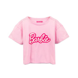 Barbie Short Sleeved T-Shirt (Womens Pink) - X-Large