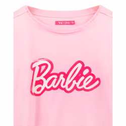 Barbie Short Sleeved T-Shirt (Womens Pink) - X-Large