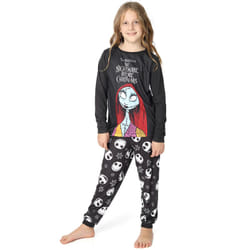 Disney The Nightmare Before Christmas Long Sleeve Long Leg Pyjama Set (Girls Multicoloured) - 2-3 Years